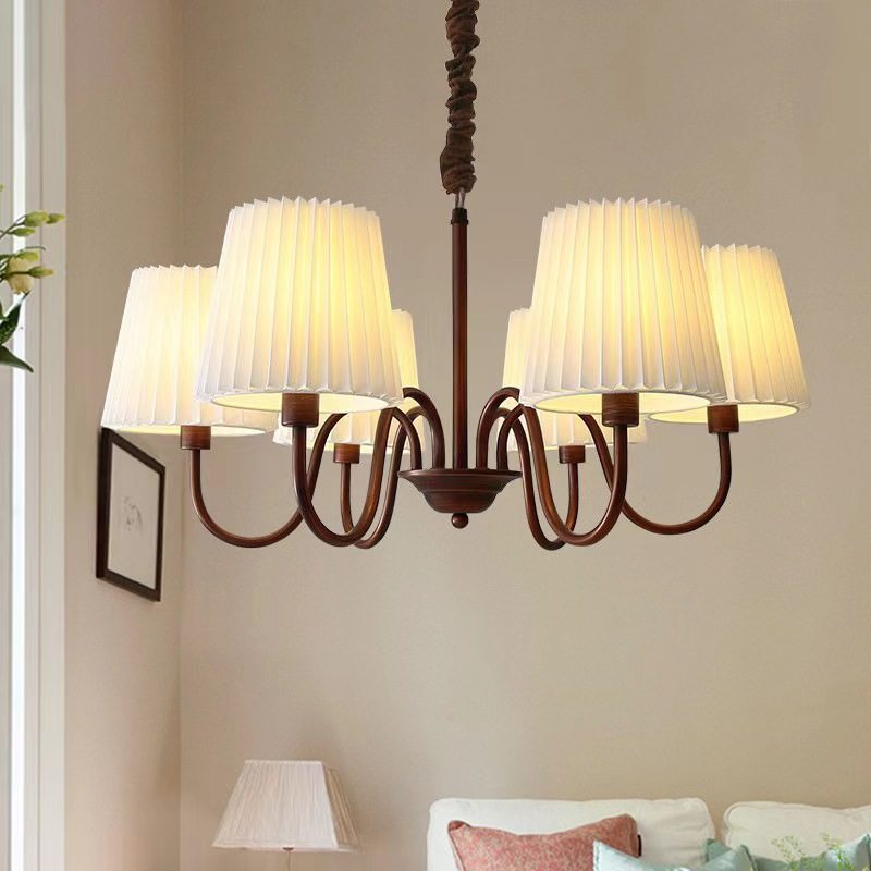 美式复古吊灯客厅餐厅卧室主灯乡村法式包豪斯简约灯具书房布艺灯,家装灯饰光源,客厅吊灯,淘宝优惠券,粉丝福利购,淘宝优惠卷