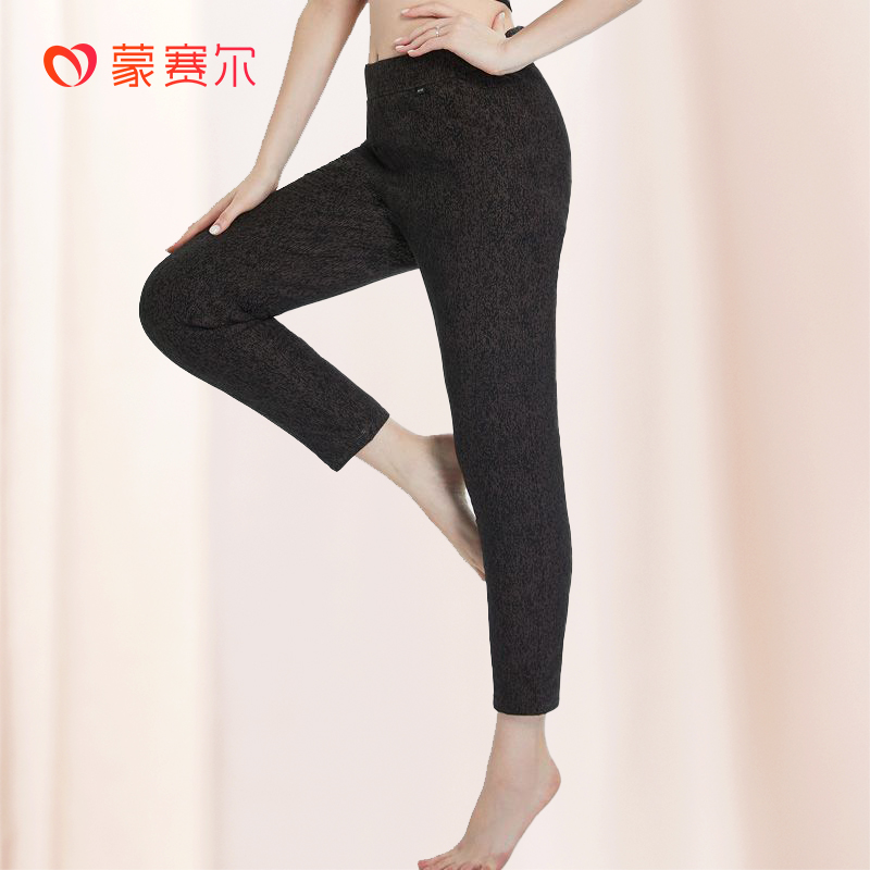 蒙赛尔女士中老年羊毛保暖裤5853中厚秋衣秋裤内穿棉裤秋冬防寒