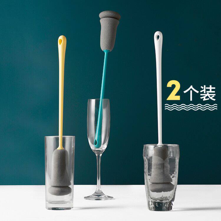 杯刷洗杯子的刷子工具长柄清洗海绵多功能厨房用刷洗奶瓶刷清洁刷