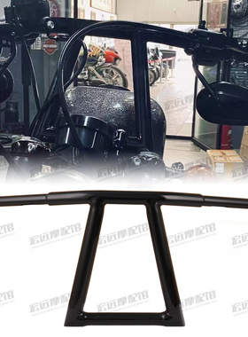 哈雷xl883 1200 x48 v72 戴娜 街霸 路威改装车把T把窗口车把手把