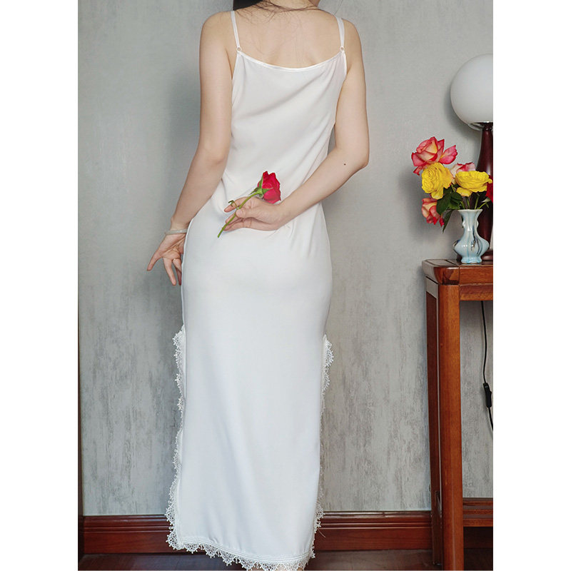 蕾丝内衬吊带旗袍衬裙新中式旗袍内搭可调节肩带百搭纯色少女国潮,女装/女士精品,背心吊带,淘宝优惠券,粉丝福利购,淘宝优惠卷