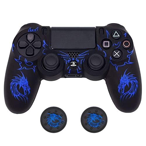索尼ps4手柄保护套镭雕送摇杆帽