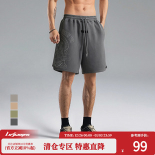 美式 夏季 新款 鹿家门大码 短裤 宽松潮流运动健身四分裤 休闲男士 男装