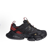 adidas舒适百搭低帮休闲城市通勤跑步鞋 男女同款 黑红JQ2974