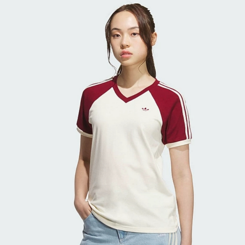 现货 adidas阿迪达斯官方运动2025夏女短袖T恤 KE6163
