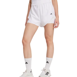 现货Adidas/阿迪达斯正品2025夏季款女士高腰运动训练短裤KB3141