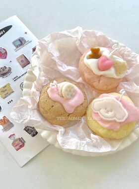 蜜桃奶酥 THE MOMENT HOME甜品香薰蜡烛闺蜜女友生日礼物摆件无烟