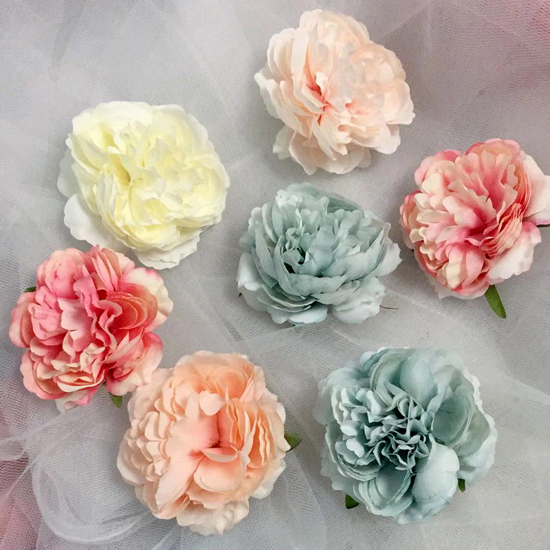 古装发饰康乃馨仿真花朵发夹头饰品女汉服配饰海边拍照度假头花卡(用1元券)