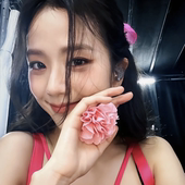 jisoo同款 手摇花flower女团打歌舞台智秀戒指花舞蹈道具手指花戒