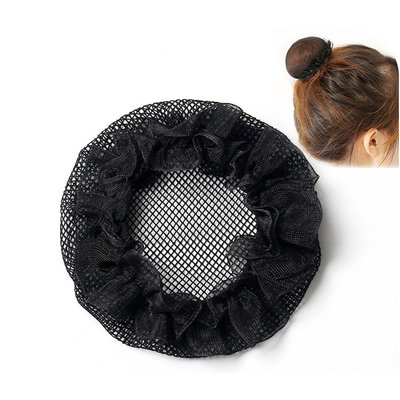 拉丁舞蹈空乘丸子头盘发神器网兜