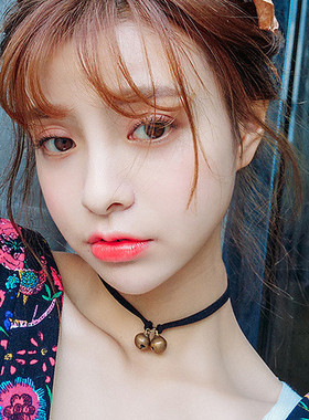 项圈脖颈饰品铃铛短款锁骨链