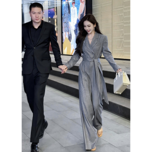 阔腿连体裤 女可分体满天星TR羊毛连衣裤 连身裤 高小姐高端定制时尚