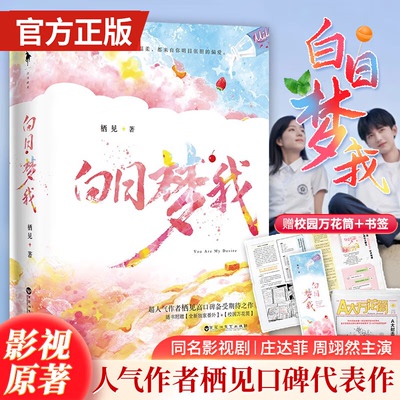白日梦我小说正版全套2册栖见著周边吧唧漫画书玫瑰挞桃枝气泡同作者 桀骜校霸vs外刚内柔的颓废校园青春言情小说新华书店书籍