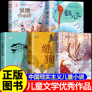 驯鹿营地鹿鸣 吊脚楼上风铃响正版 缝狗 雏鹰合唱团 长江杯中国现实主义原创儿童文学优秀作品人与大自然和谐共处小说 鹤儿飞 全5册
