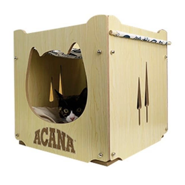 ACANA爱肯拿猫窝半封闭式木屋猫别墅猫猫房子四季通用