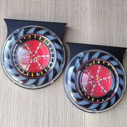 大货车防追尾七彩爆闪灯12v24v挂车led防水刹车转向灯防雾警示后