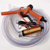 12v24v柴油电动抽油泵套装 纯铜自吸小型全自动抽柴油泵带枪钢丝管