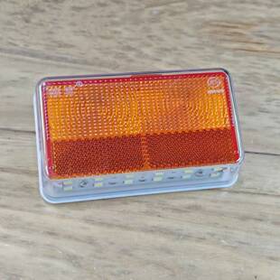 锁云挂车照地边灯LED示宽灯罐车侧标志灯轮胎灯防水带反光纹通用