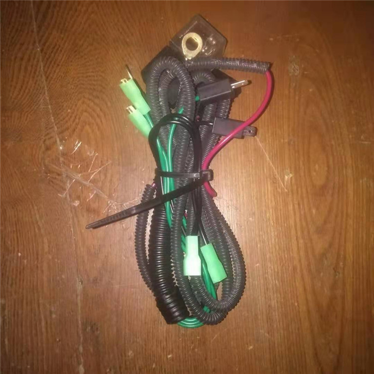 改装汽车喇叭用继电器线束一拖二单改成双摩托货车12/24v喇叭线束