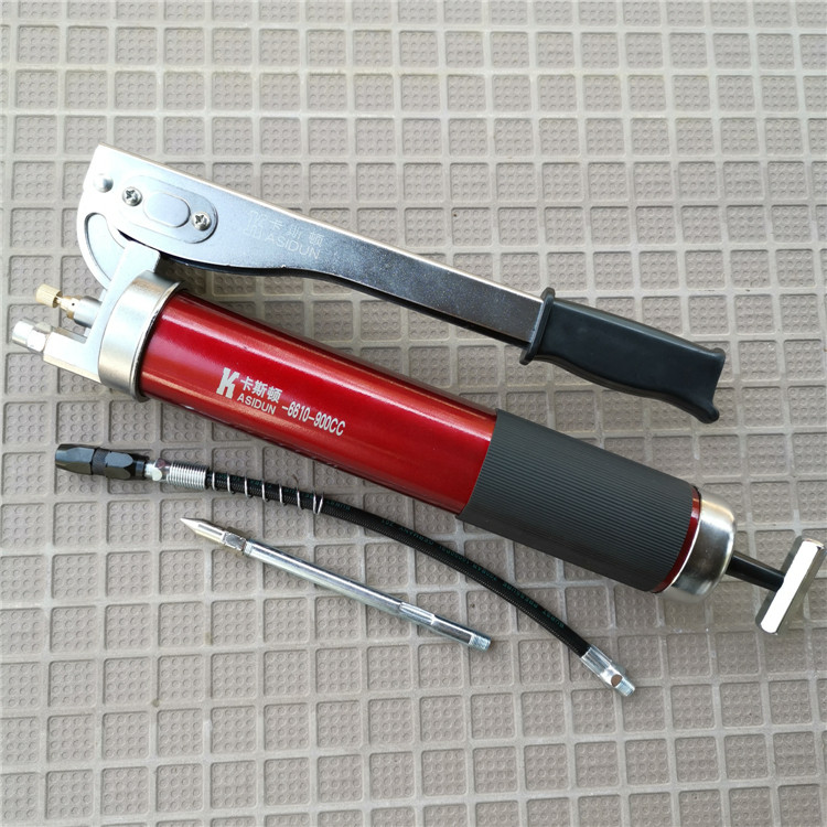 卡斯顿高压黄油枪手动拉杆自吸式桶装油挖掘机汽货车通用大压力枪图片