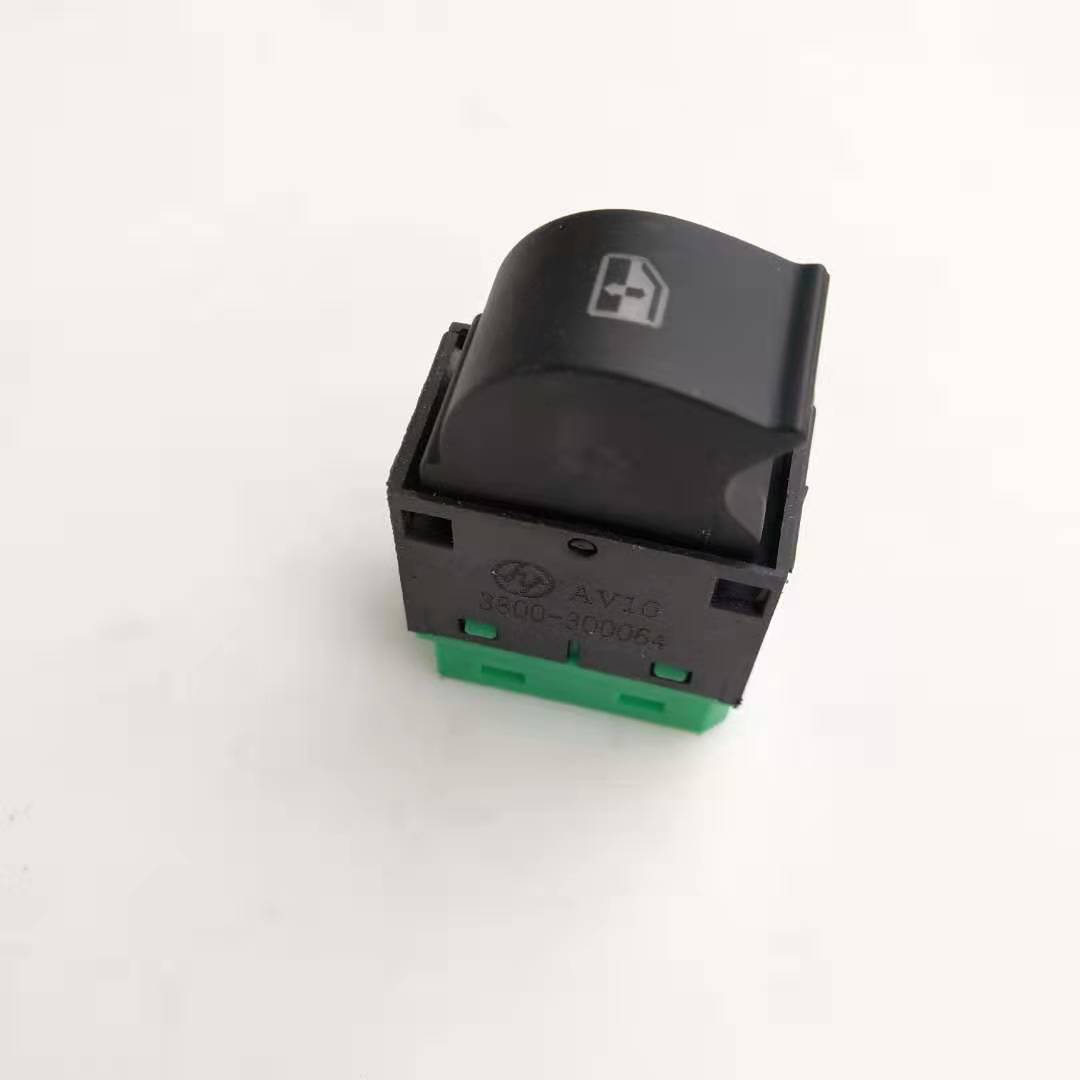 适用于红岩杰狮C500玻璃升降器开关新金刚电动门窗开关一键式按钮