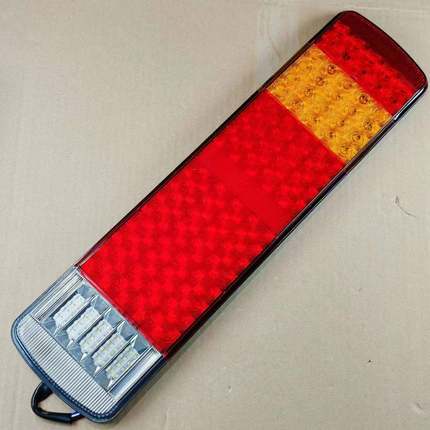 解码加长斯太尔后尾灯货车高亮LED倒车转向刹车灯电子尾灯防水24V