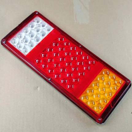 透镜140-2后尾灯电子LED总成24v货车大挂车农用车刹车转向倒车灯