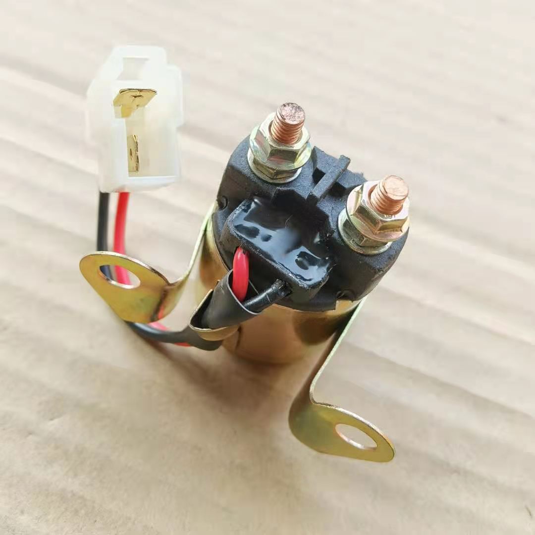 五征起动继电器启动农用三轮车减速马达继电器12v24v通用机继电器