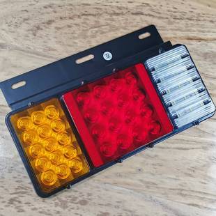 高亮LED时代轻卡五十铃后尾灯总成豪沃凯马跃进货车箱货通用防水