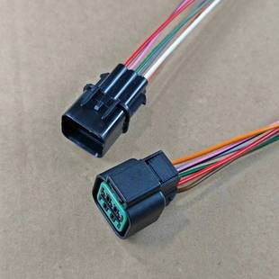 适配江淮格尔发尾灯插头东风天龙大灯插头福田欧曼H3天锦大灯接头