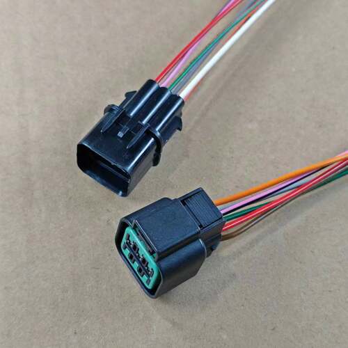 适配江淮格尔发尾灯插头天龙大灯