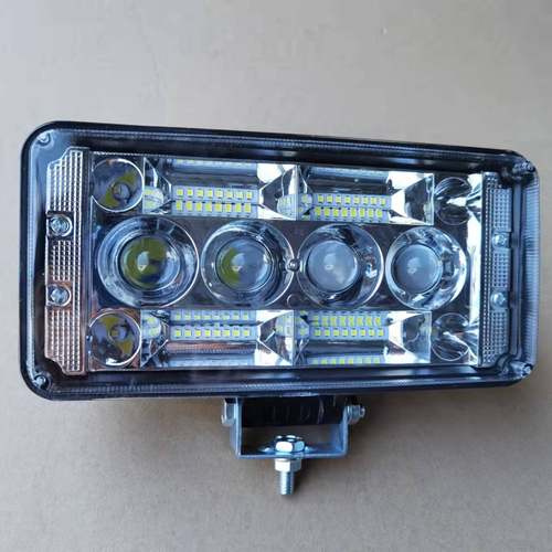 透镜led改装射灯汽车货车加装超亮远近光灯防水通用强光激光大灯