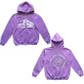 Fleece Full Face Zipper Purple