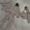 Leopard Print Pants Fleece