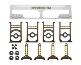 ARROWMAX 1/8 平路车用 黑金版 调车尺套装 设定尺 AM-171044