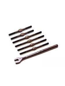 ARROWMAX Turnbuckle Set for Yokomo B-MAX2 (Spring Steel)