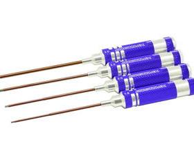 ARROWMAX 紫色内六角4支装1.5, 2.0, 2.5 &3.0 x 120MM AM-110991