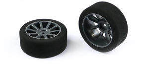 ARROWMAX 1/10FoamTyreRim26MMFron35ShoreCarbon(2)AM-040215