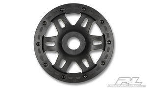 PROLINE Split Six Black/Black Bead-Loc FrontWheelsPL-2718-03
