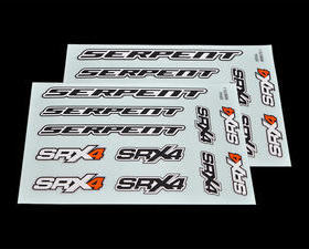 serpent 蛇仔 Decal sheet (2) SRX4 Gen3 500808