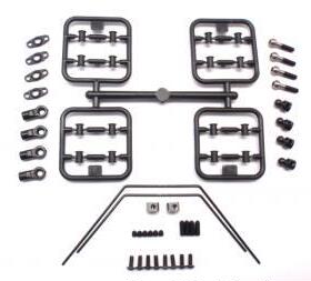 SERPENT 蛇仔 411 Antirollbar kit fr/rr 401575