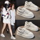 真皮小白鞋 2025春季 百搭厚底松糕鞋 轻便百搭休闲运动板鞋 新款 爆款