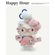 正版 hellokitty挂件哈喽kitty毛绒小挂件kitty猫挂件玩偶包包挂饰