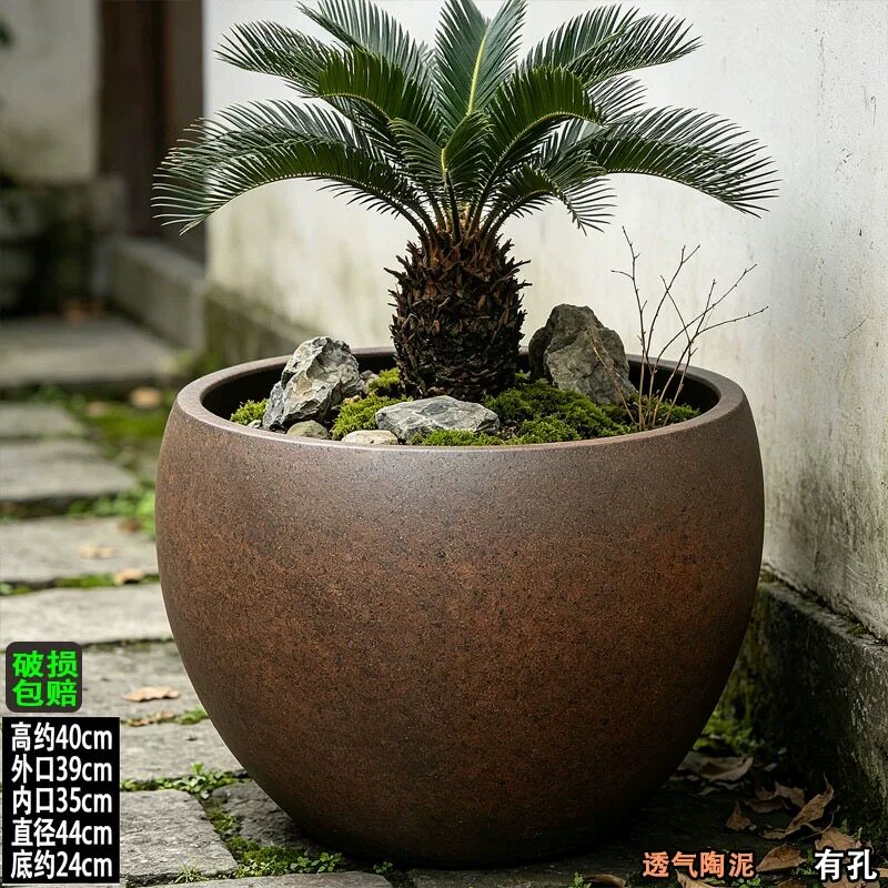 落地园林景观盆超大陶罐