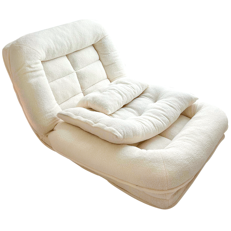 人类狗窝懒人沙发可躺可睡榻榻米卧室小沙发床折叠躺椅落地靠背椅