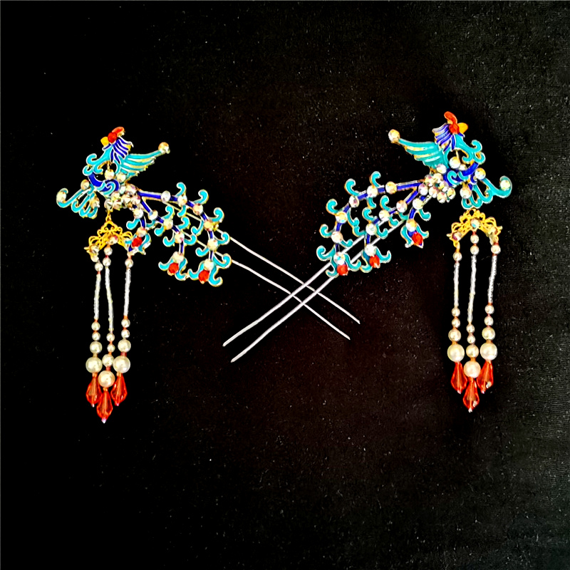 DIY头饰仿点翠新品优惠促销让利