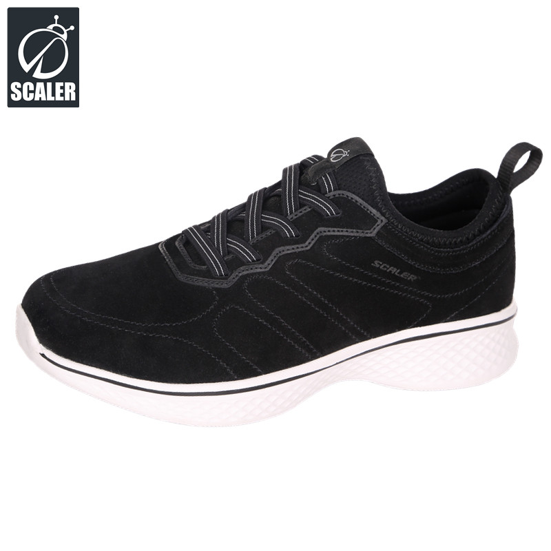 思凯乐scaler户外x9094807新款男女休闲徒步鞋牛反毛皮鞋x9194807