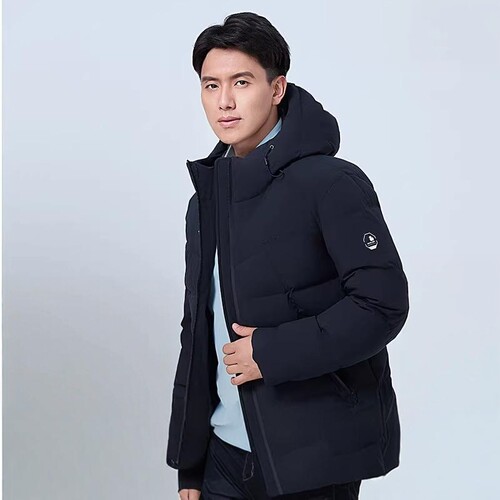 思凯乐户外加厚防水连帽羽绒服