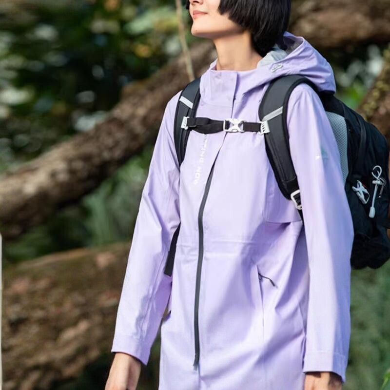 思凯乐春秋防风中长女冲锋衣