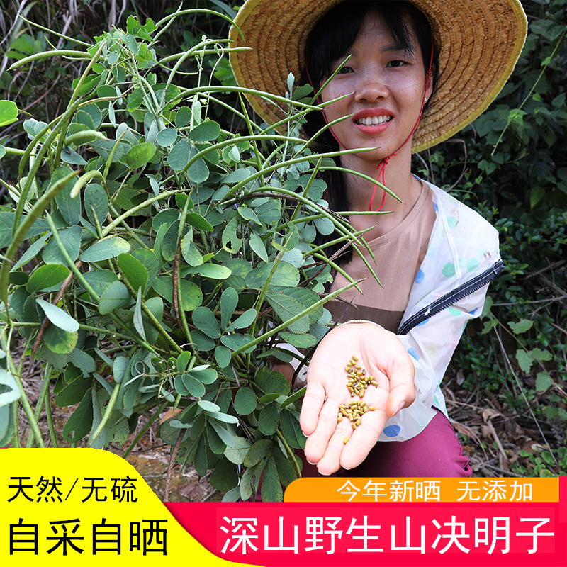 深山决明子农家自晒夜关门500g泡茶喝原料可搭菊花枸杞子草药材